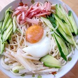 ぽん酢でどうぞ♪冷やしうどん